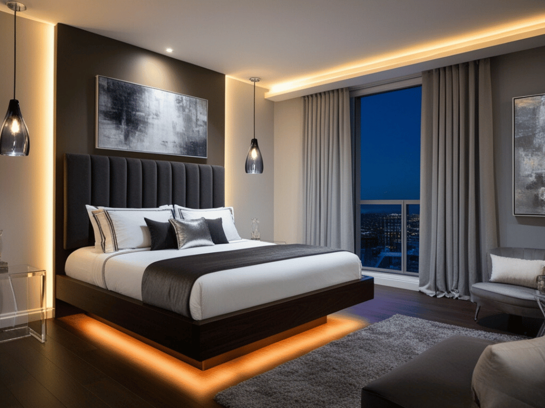 Budget Bedroom Refresh Ideas Weekend LED Strip Lighting