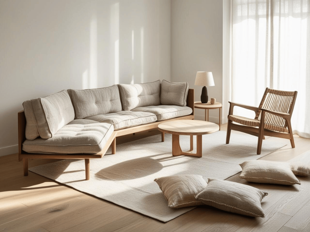 Japandi Style Guide Furniture Elements Living Room