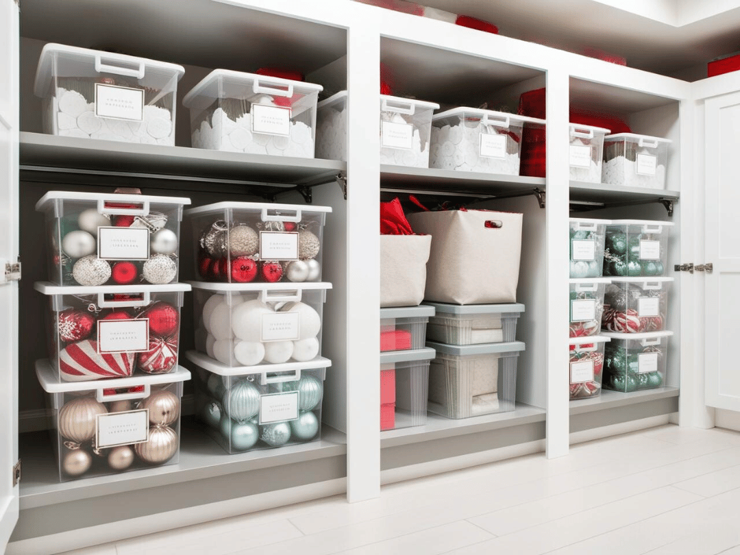 Seasonal Home Decor Organization Storage