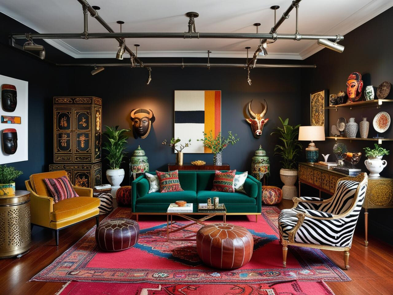 Eclectic Interior Design Styles Living Room