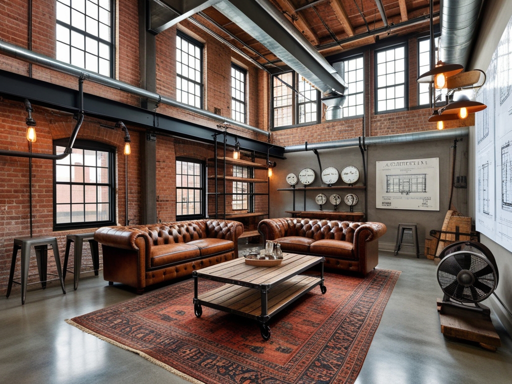 Industrial Interior Design Styles Living Room