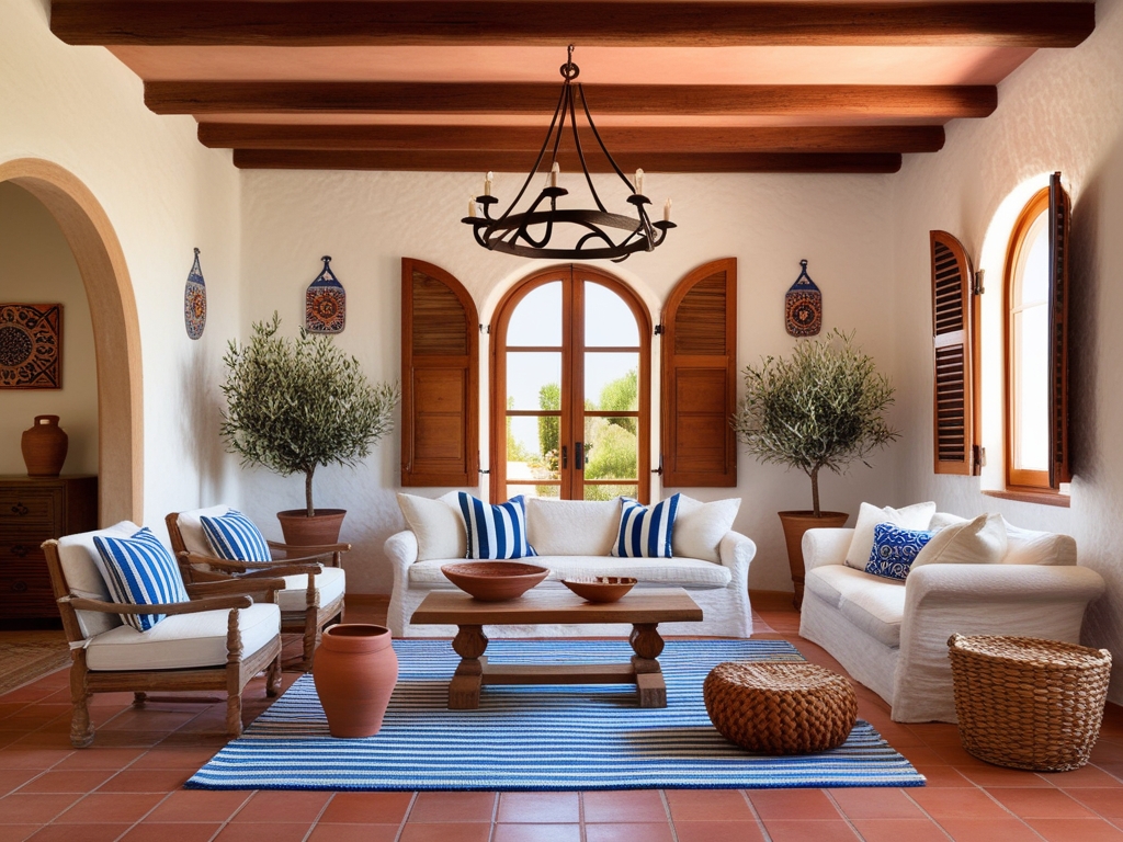 Mediterranean Interior Design Styles Living Room