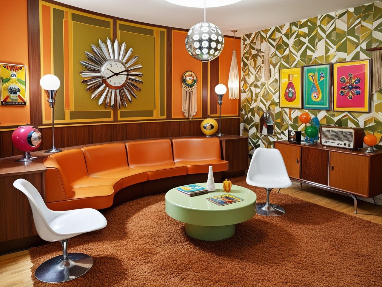 Retro Interior Design Styles Living Room