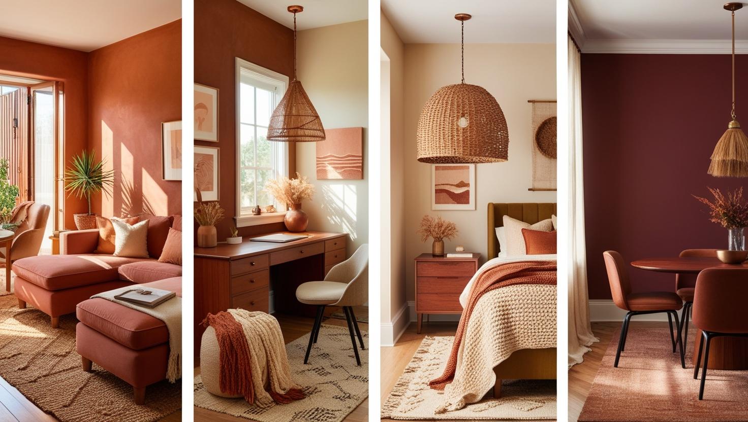 Room-by-Room Warm Colors Interior Design