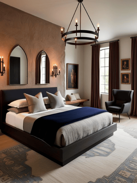 Interior Design Trend Modern Castlecore Bedroom