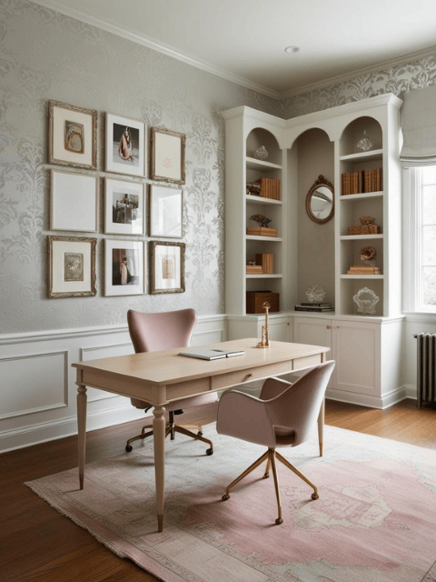 Interior Design Trend Rococo-Modern Home Office