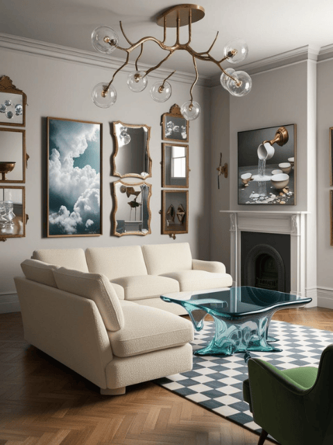 Interior Design Trend Surrealist Inspired Living Room