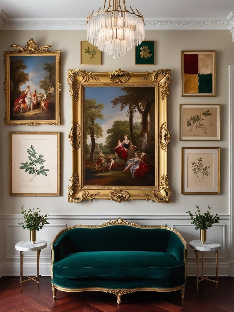 Rococo-Inspired Decor Wall Art