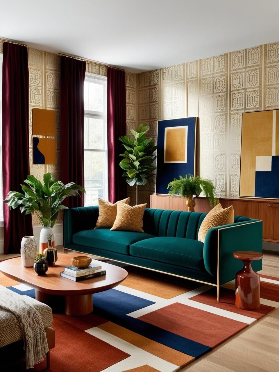 Maximalist Apartment Design Bold Colors