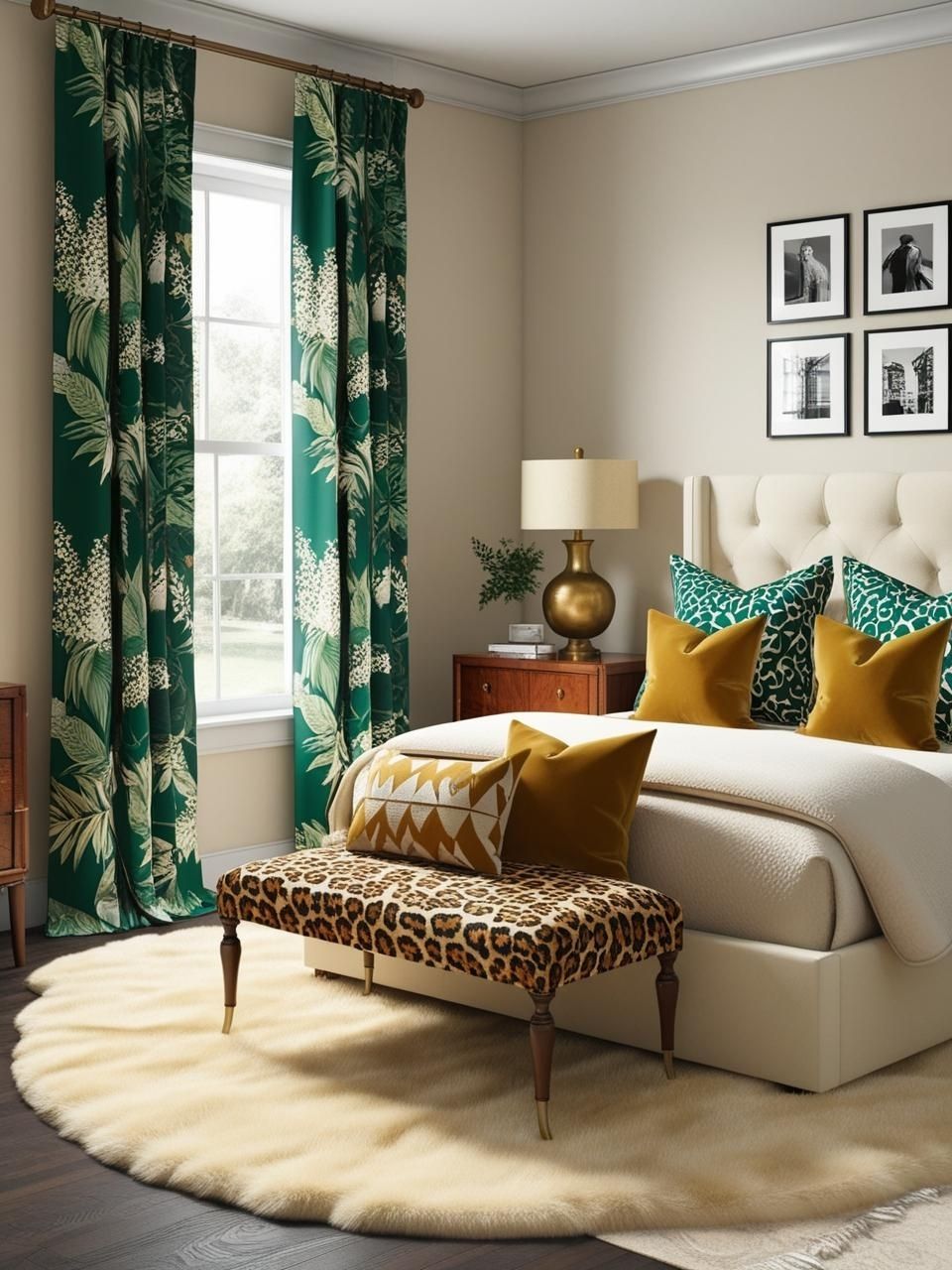 Pattern Clashing Bedroom Pattern Clashing Bedroom
