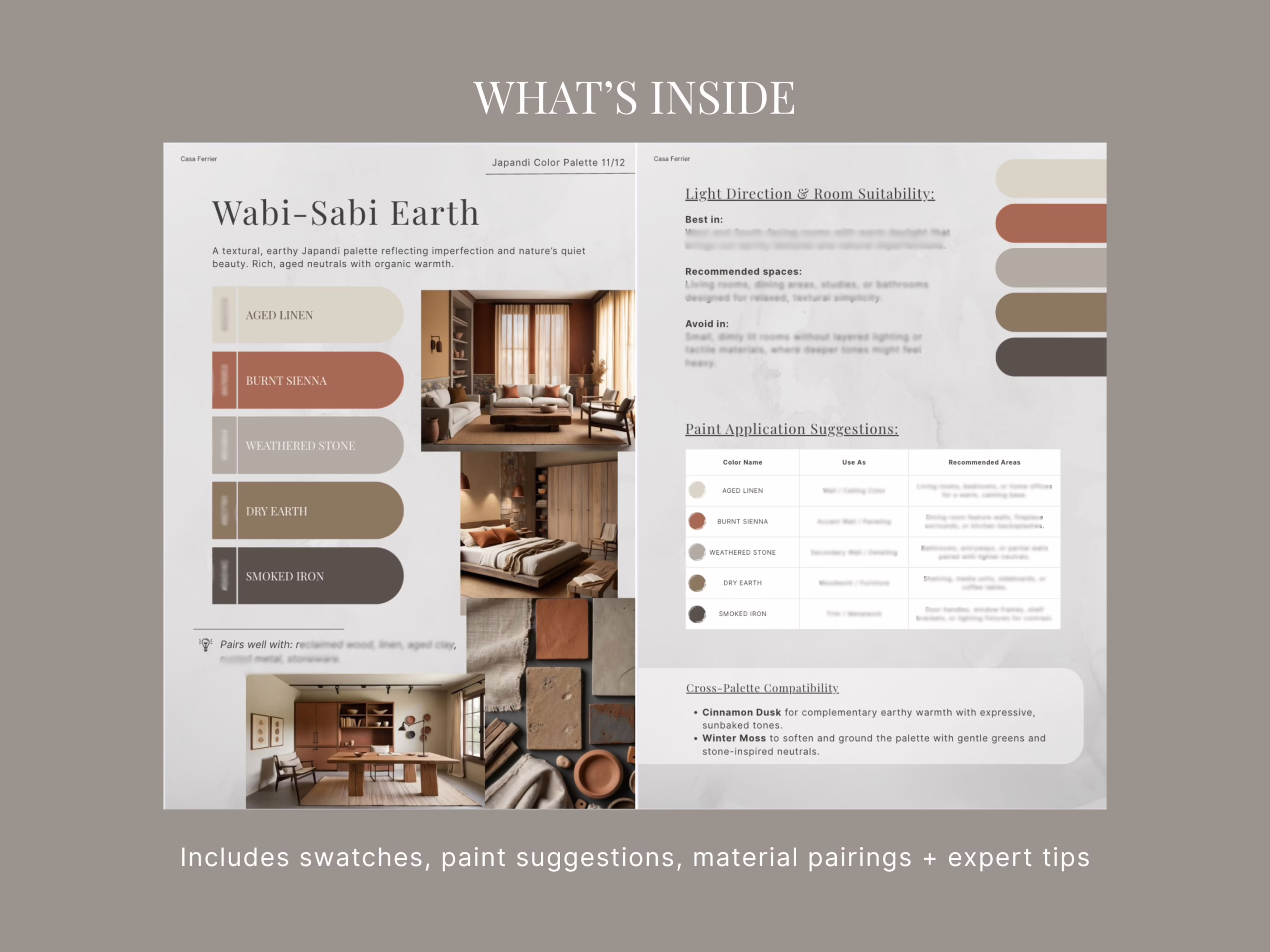 Wabi-Sabi Earth Japandi Color Palette