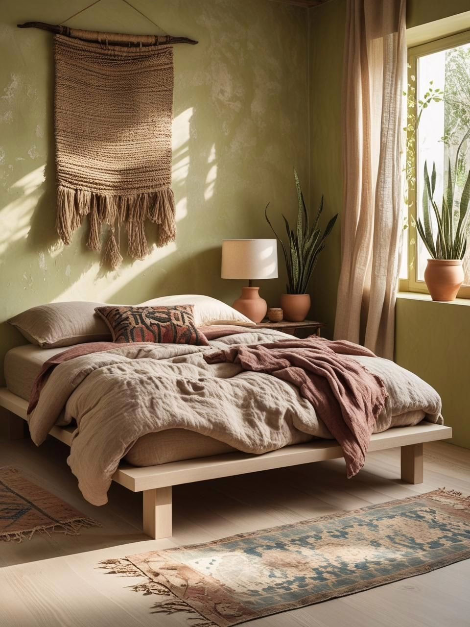 Organic Modern with Boho Elements Bedroom Organic Modern with Boho Elements Bedroom