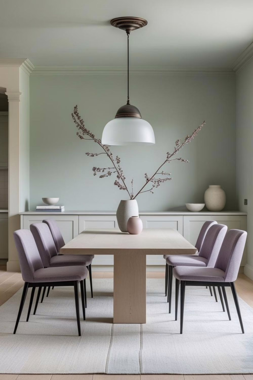 SW Sea Salt Color Review Dining Room