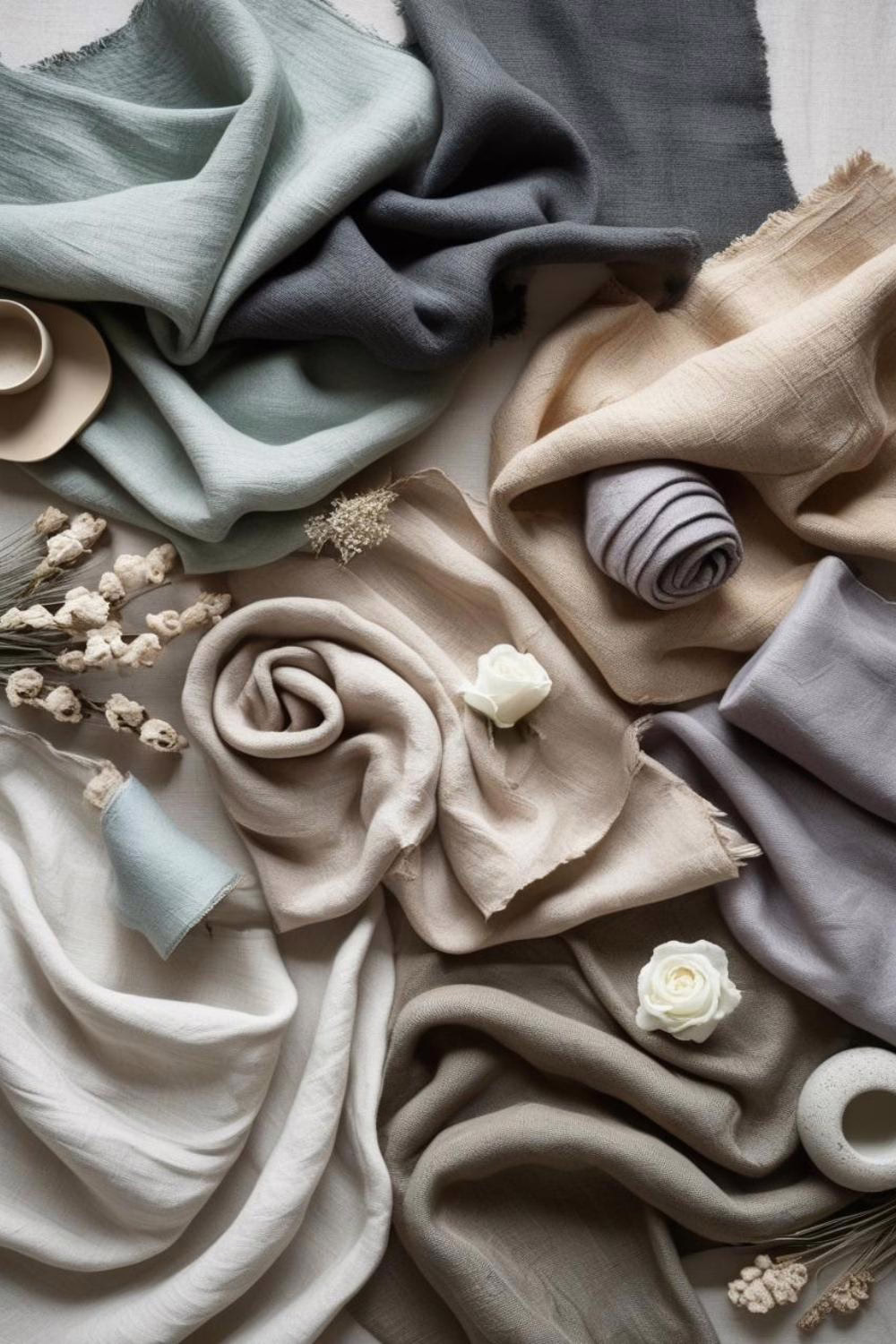 SW Sea Salt Color Review Materials Flat Lay