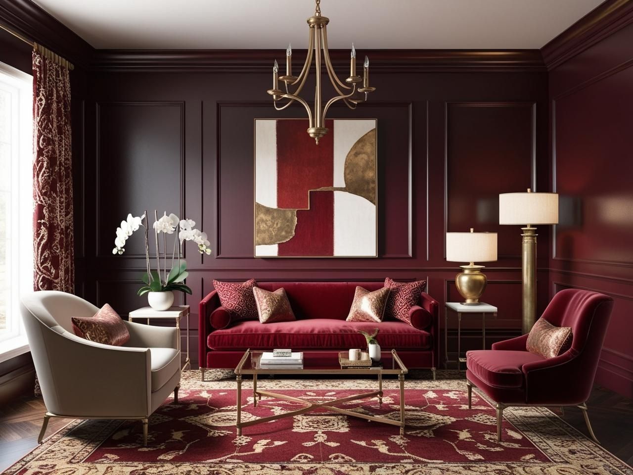 Cherry Red Color Palettes for Your Home