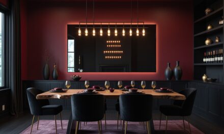 Creating Mood and Atmosphere with Cherry Red Walls