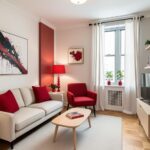 Cherry Red for Small Spaces: Bold Design in Compact Rooms