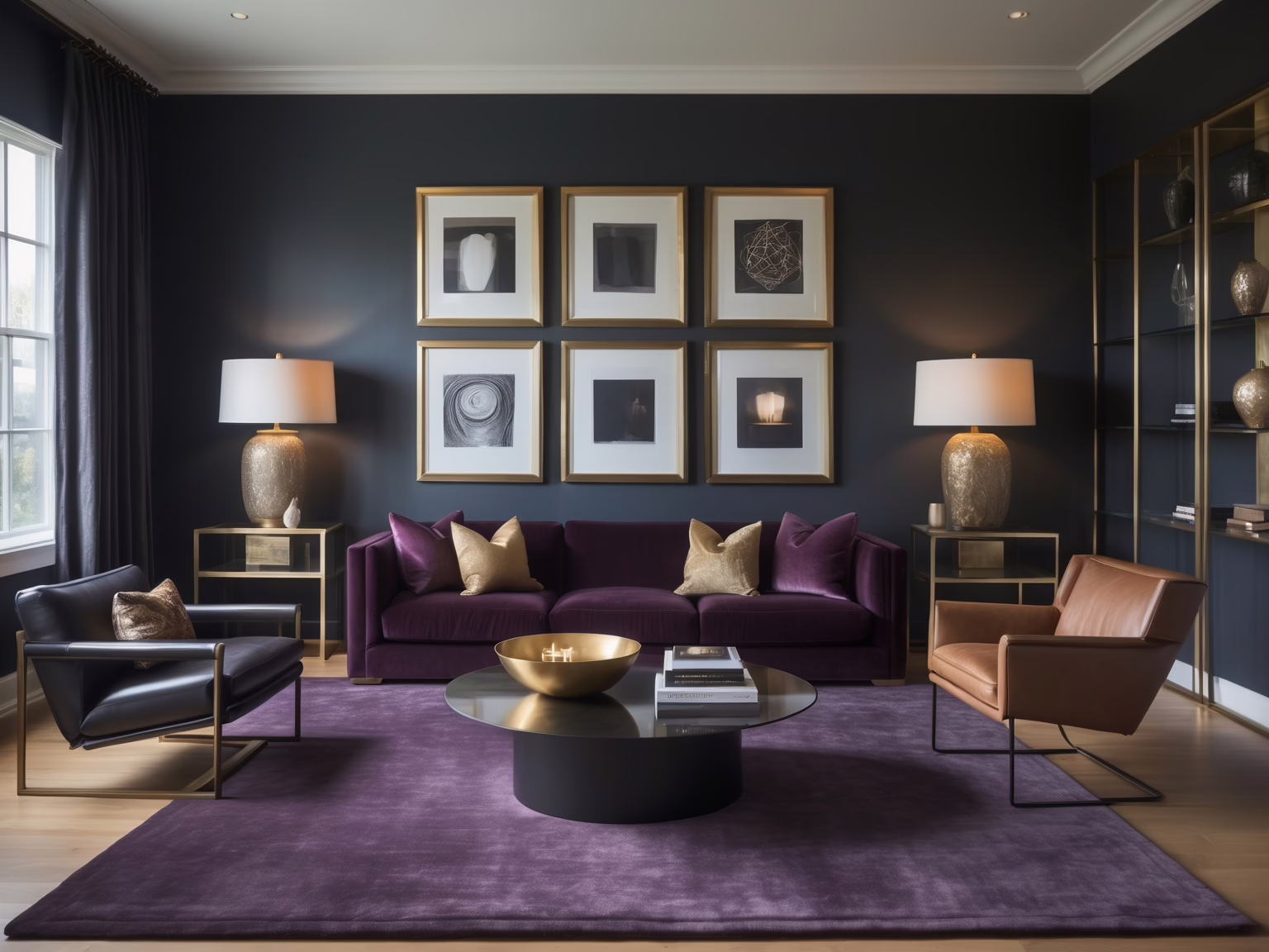 Moody Luxe Interior Living Room Header Moody Luxe Interior Living Room Header