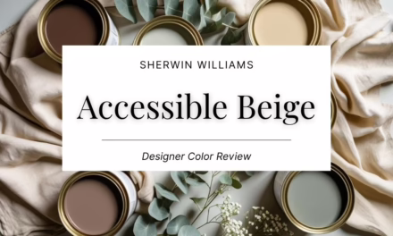 Sherwin Williams Accessible Beige (SW 7036) Color Review