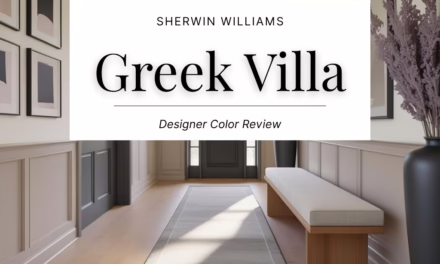 Sherwin Williams Greek Villa (SW 7551) Color Review